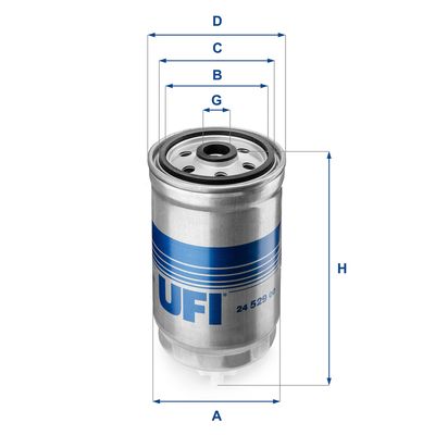 Fuel Filter UFI 24.529.00