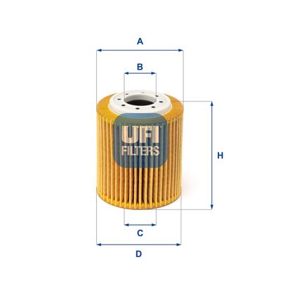 Oil Filter UFI 25.216.00