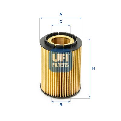 Oil Filter UFI 25.010.00