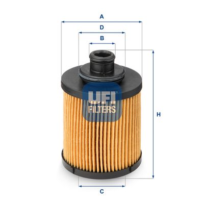 Oil Filter UFI 25.031.00