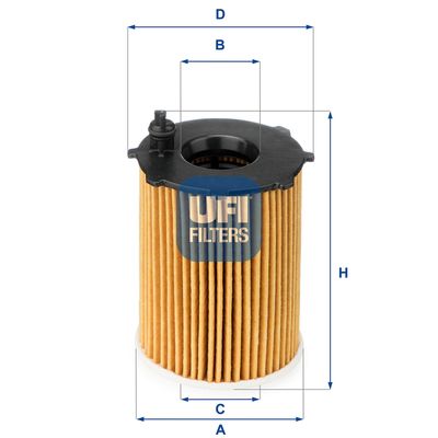 Oil Filter UFI 25.128.00