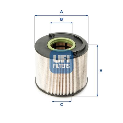 Fuel Filter UFI 26.015.00