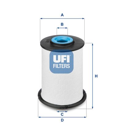 Fuel Filter UFI 26.033.00