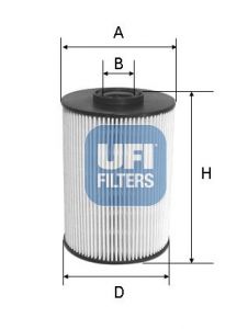 Fuel Filter UFI 26.037.00