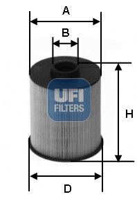 Fuel Filter UFI 26.077.00