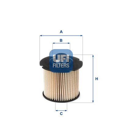 Fuel Filter UFI 26.104.00