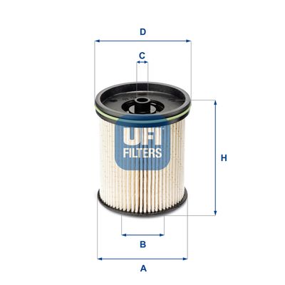 Fuel Filter UFI 26.122.00