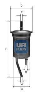 Fuel Filter UFI 31.828.00