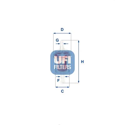 Fuel Filter UFI 31.027.00