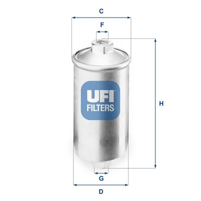 Fuel Filter UFI 31.504.00