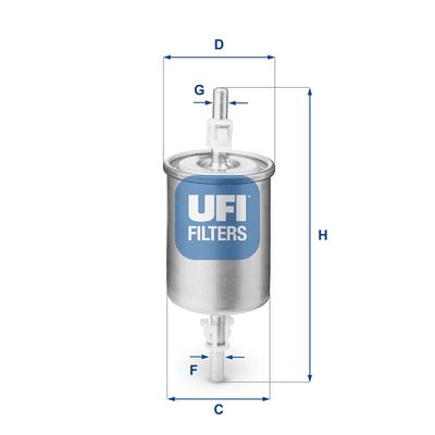 Fuel Filter UFI 31.515.00