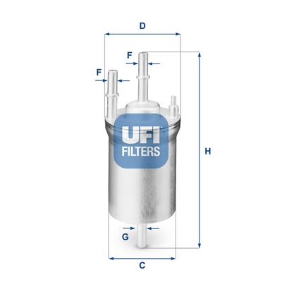 Fuel Filter UFI 31.833.00