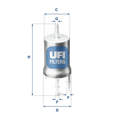 Fuel Filter UFI 31.845.00