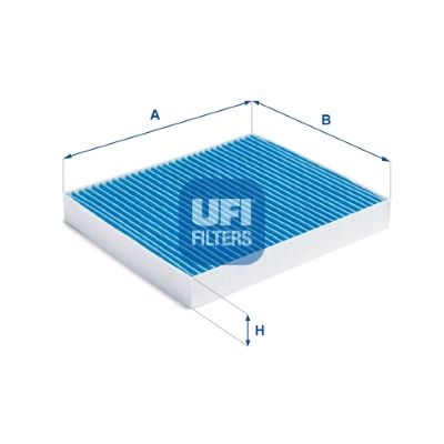 Filter, cabin air UFI 34.114.00