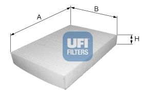 UFI 53.010.00 Filter, cabin air