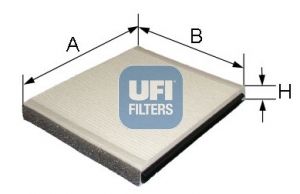 Filter, cabin air UFI 53.051.00