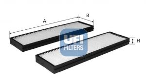 Filter, cabin air UFI 53.163.00