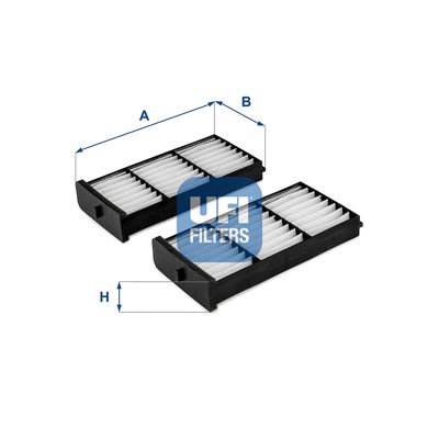 Filter, cabin air UFI 53.274.00