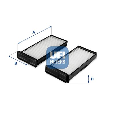 Filter, cabin air UFI 53.338.00