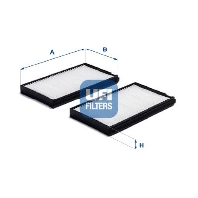 Filter, cabin air UFI 53.394.00