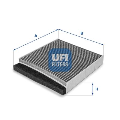 Filter, cabin air UFI 54.126.00