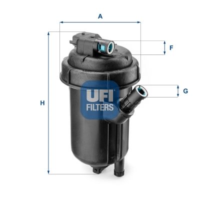 UFI 55.125.00 Fuel Filter