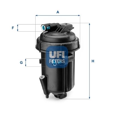 UFI 55.163.00 Fuel Filter