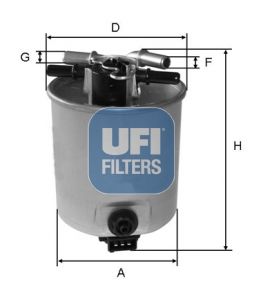 Fuel Filter UFI 55.393.00