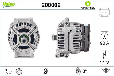 Alternator VALEO 200002