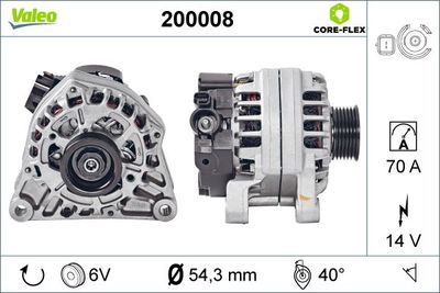 Alternator VALEO 200008