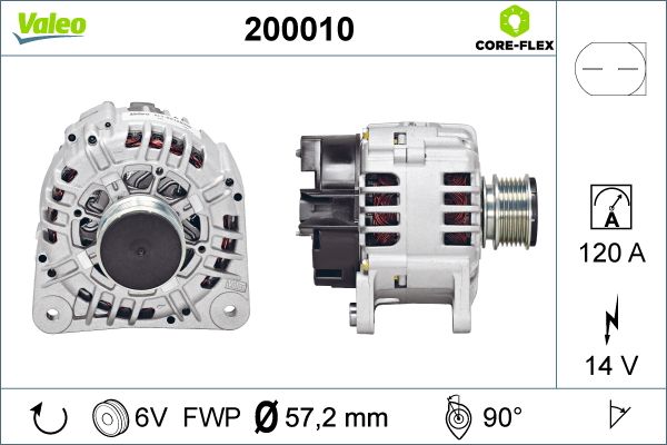 VALEO 200010 Alternator