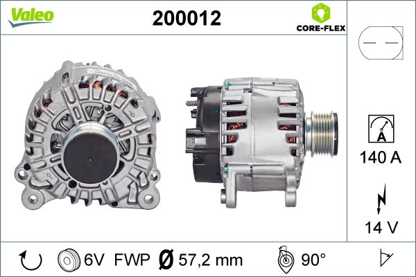 VALEO 200012 Alternator