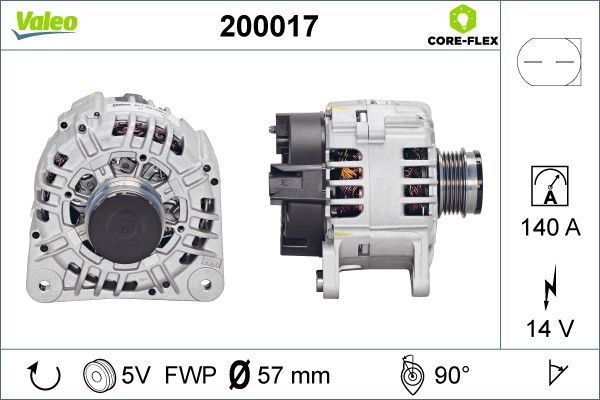 VALEO 200017 Alternator