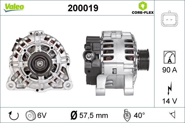 VALEO 200019 Alternator