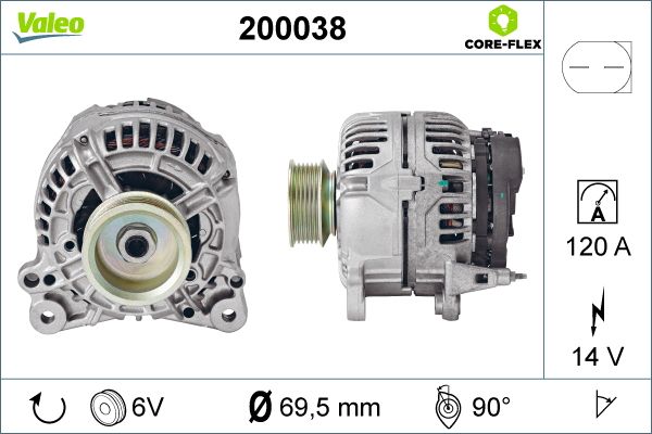 VALEO 200038 Alternator