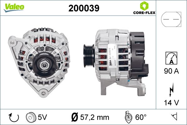 VALEO 200039 Alternator