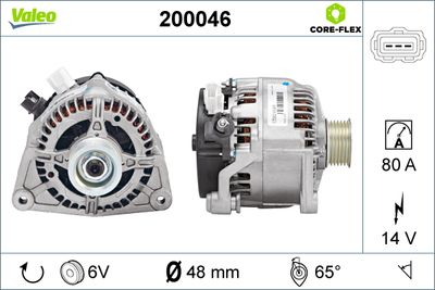 Alternator VALEO 200046