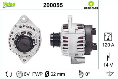 Alternator VALEO 200055