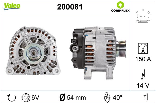 VALEO 200081 Alternator