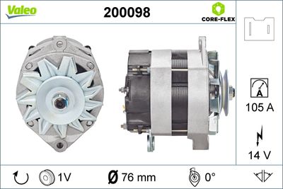 Alternator VALEO 200098