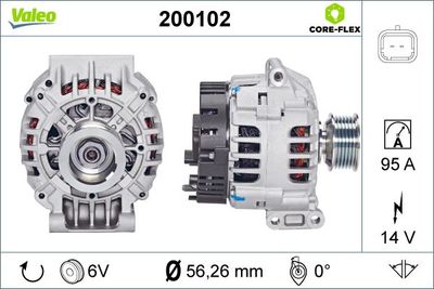 Alternator VALEO 200102