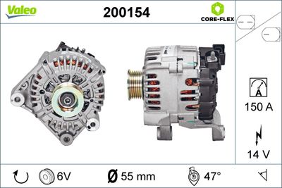 Alternator VALEO 200154