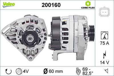 Alternator VALEO 200160