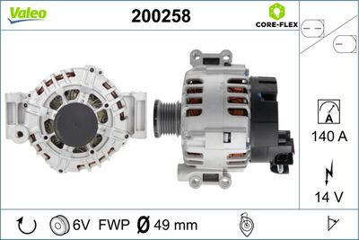 Alternator VALEO 200258