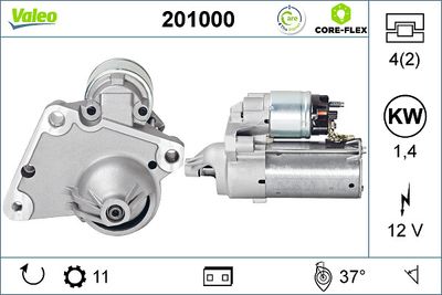 Starter VALEO 201000