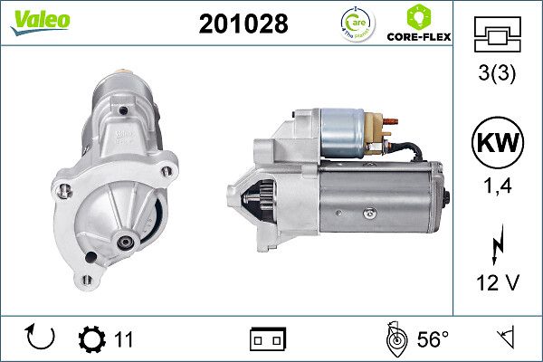 VALEO 201028 Starter