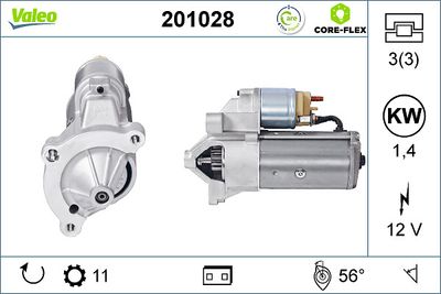 Starter VALEO 201028