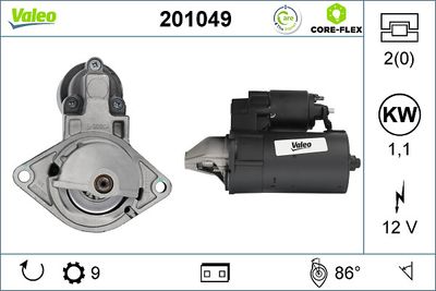 Starter VALEO 201049