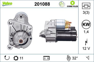 Starter VALEO 201088