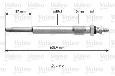 Glow Plug VALEO 345103